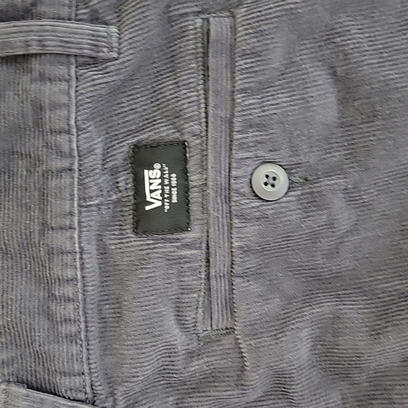 Van's Gray Corduroy Pants women's Sz 27/4. 100% Cotton - Picture 3 of 6
